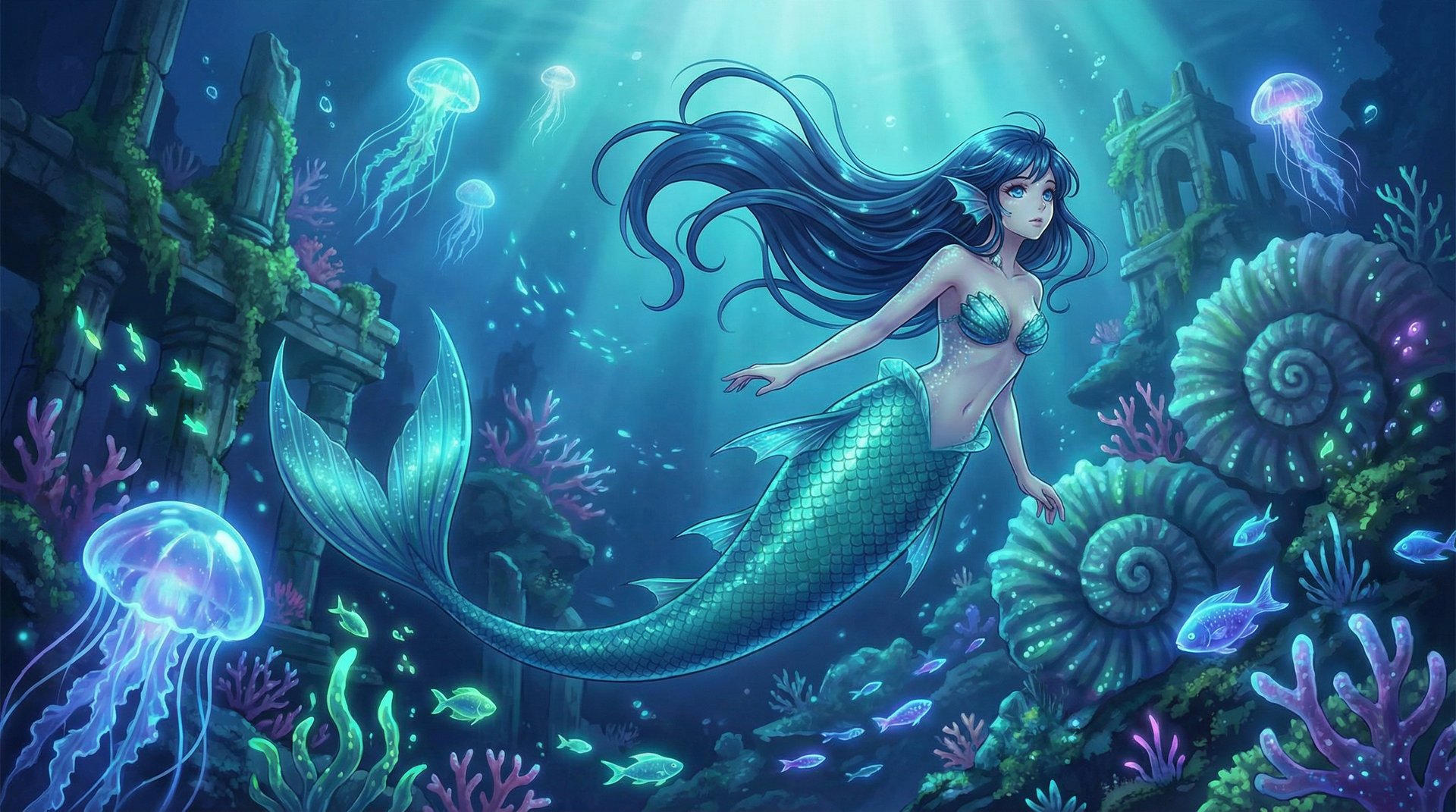 爱情岛动漫-深海人鱼幻想